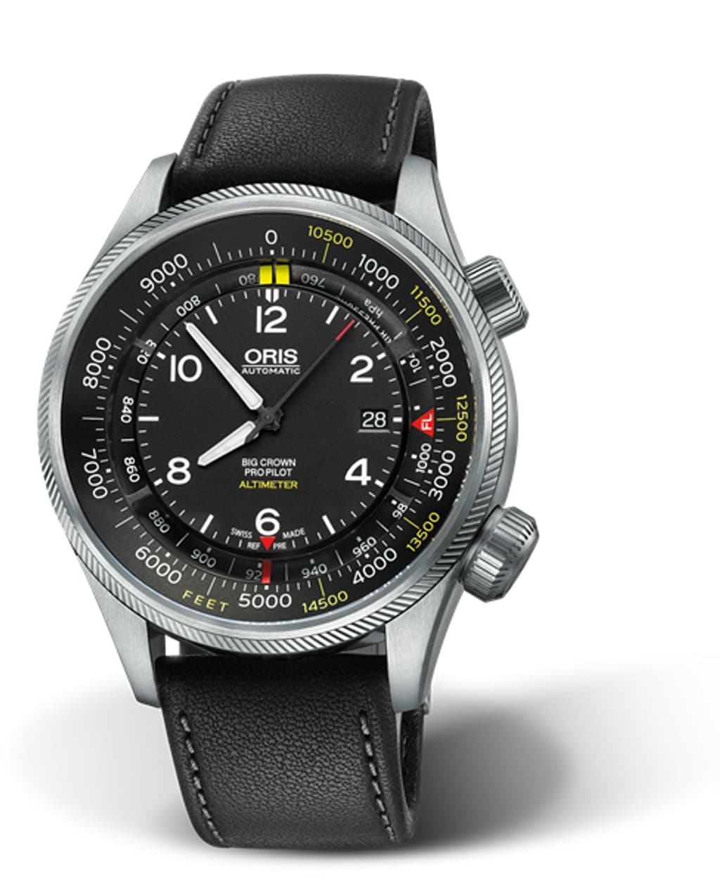 Vertical image of  Big Crown ProPilot Altimeter graduation en pieds